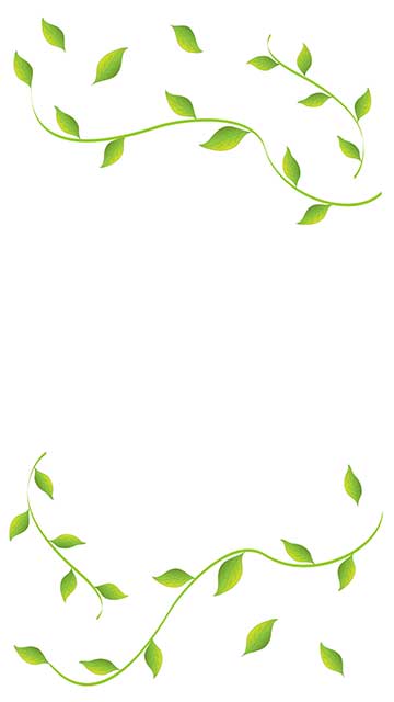 Template mit Blättern