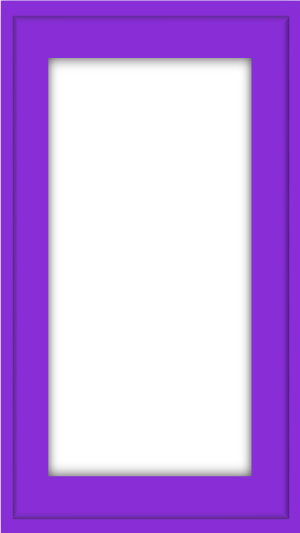 lila Bilderrahmen mit wei&szligem Hintergrund