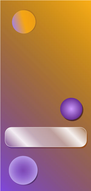 template mit Verlauf, kugeln und leerem Textfeld