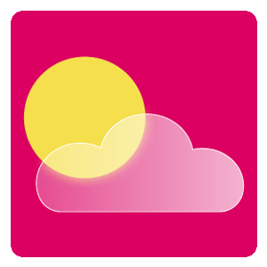 icon für leicht bewökt