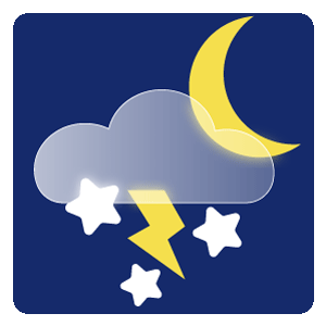 Icon für Nacht: Schneegewitter